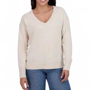 NWOT Lucky Brand Women's XS Beige V-Neck Sweater